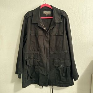 Torrid Black Utility Jacket - Women's 3x
